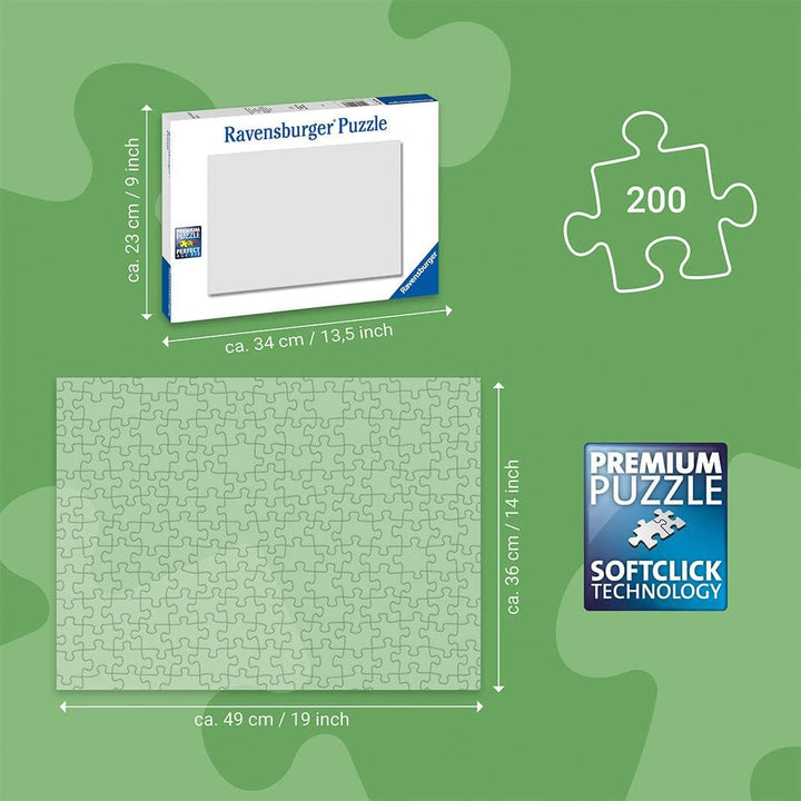 Ravensburger puzzle pentru copii - 12900 Ocean dwellers - Puzzle subacvatic pentru copii cu vârsta de peste 8 ani, cu 200 de piese în format XXL