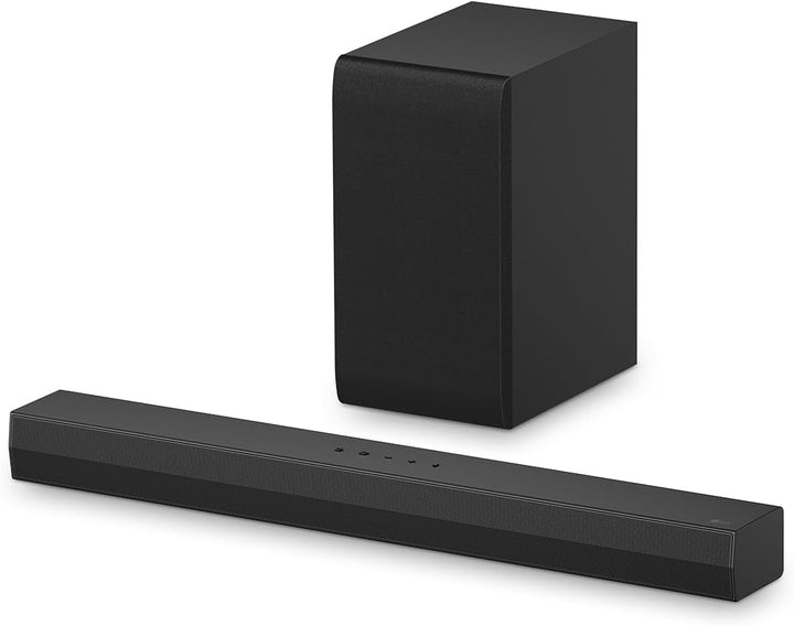 LG DS40T 2.1 Soundbar (300W) Mit Kabellosem Subwoofer (ARC, HDMI, Optisch, Bluetooth) [2024], Schwarz