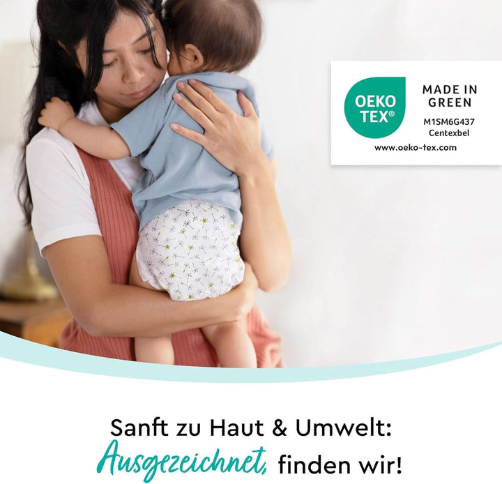 LILLYDOO Hautfreundliche Windeln Größe 1 (2-5 Kg), 28 Stück