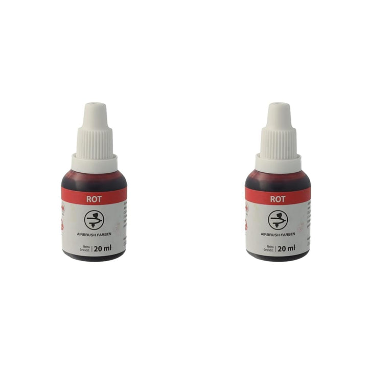 Bakeryteam Airbrush Lebensmittelfarbe Rot/Red 20Ml