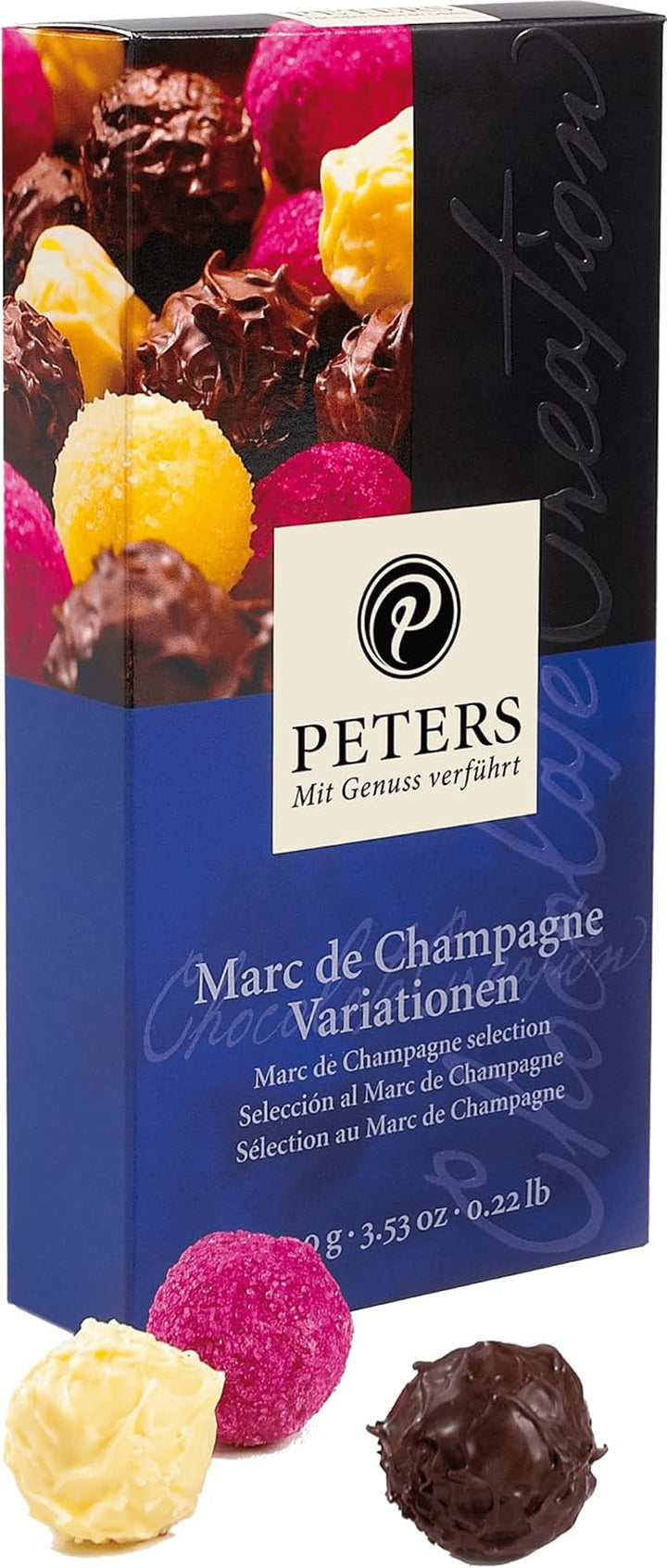 Peters Mit Genuss Verführt | Alles Liebe | Mit Alkohol | Pralinen-Mischung | Köstliche Pralinés | Schokolade | Geschenk | Dankeschön | Geschenkidee | Made in Germany | 200G