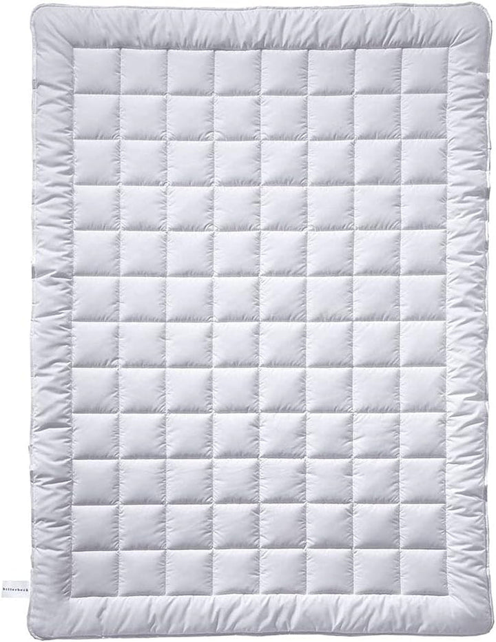 Plapumă Billerbeck Jasmin Superlight - plapumă de vară - 155 X 220 Cm - plapumă din bumbac, plapumă răcoritoare - 90 % viscoză (bambus) 10 % poliester (airsoft), alb