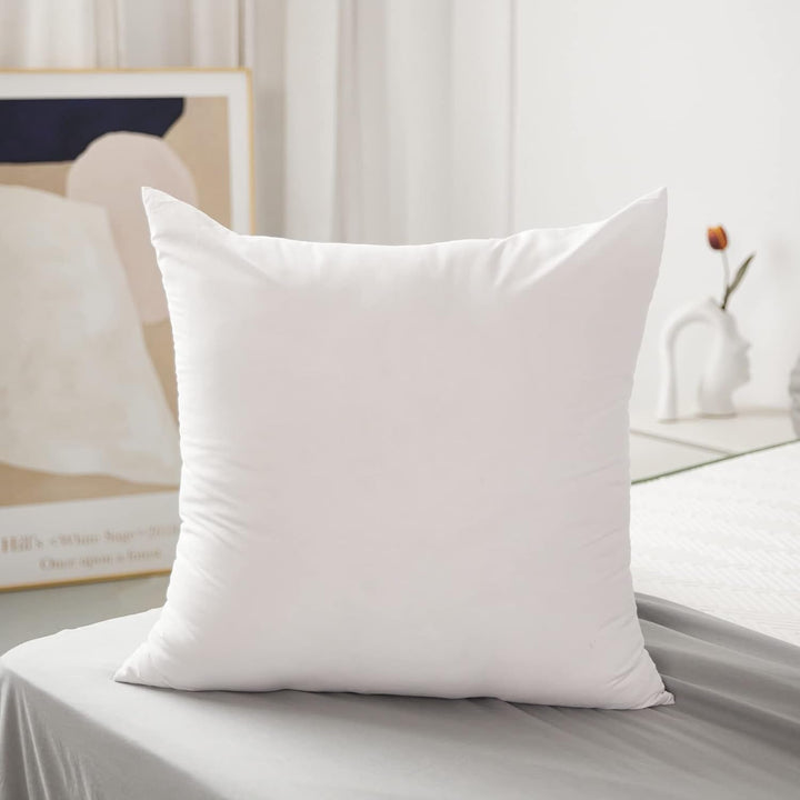 Novilla Pillow 65X65 Set de 2, 2800G (1400Gx2) Pernă reglabilă în înălțime Pernă pătrată de dormit Pernă albă de pat cu zip față de pernă lavabilă