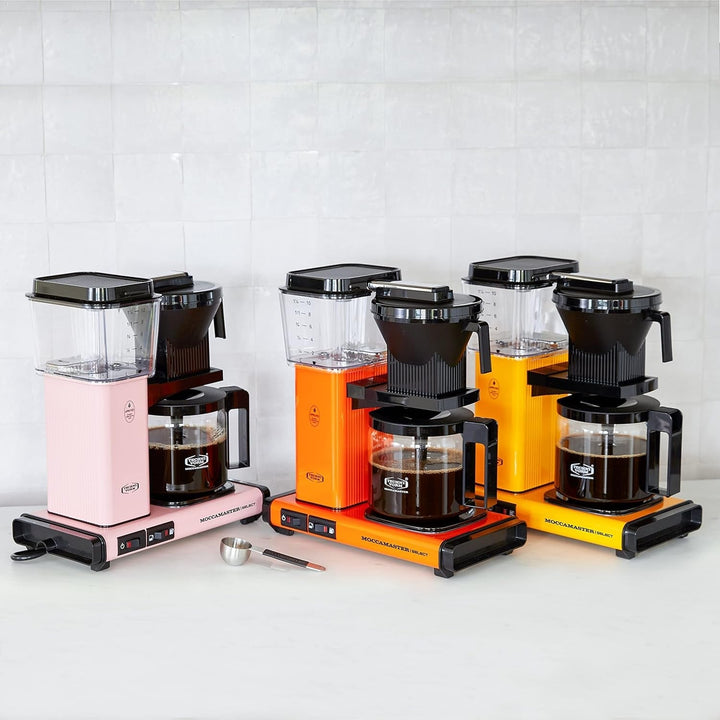 Moccamaster KBG Select, Cafetieră, Cafetieră cu filtru, Yellow Pepper, 1,25 litri
