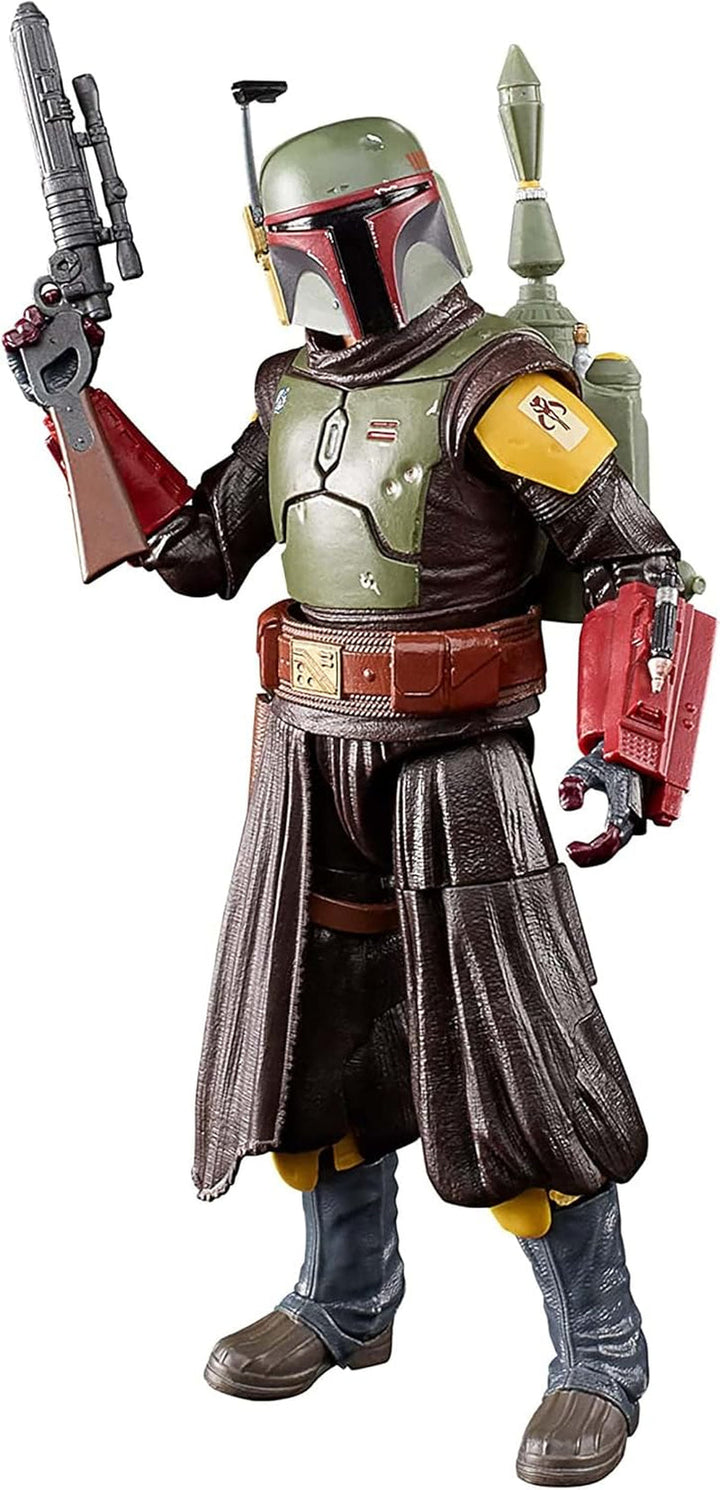 Star Wars Hasbro Seria Neagră Boba Fett (Camera Tronului): Cartea lui Boba Fett Figura de colecție, pentru copii 4+ ani, Multi, 15 cm înălțime