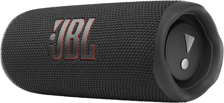 Difuzor Bluetooth JBL Flip 6 negru - Difuzor portabil, rezistent la apă, cu sistem de difuzoare cu 2 căi pentru sunet puternic - Până la 12 ore de redare wireless a muzicii