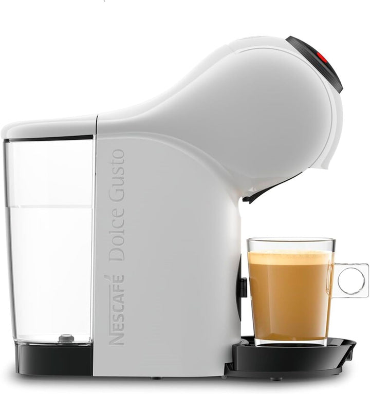 Krups Nescafé Dolce Gusto Genio S Compact, Espressor cu Capsule de Înaltă Presiune XL, cu Frișcă, 30 de Secunde, Oprire Automată, Alb, + 3 Pachete Diferite de Cafea