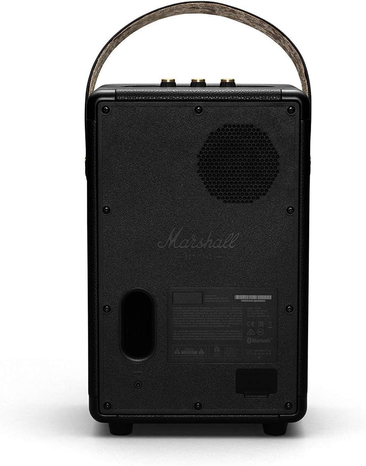 Marshall Tufton În aer liber portabil Bluetooth Party Speaker, IPX2 rezistent la apă - negru și alamă