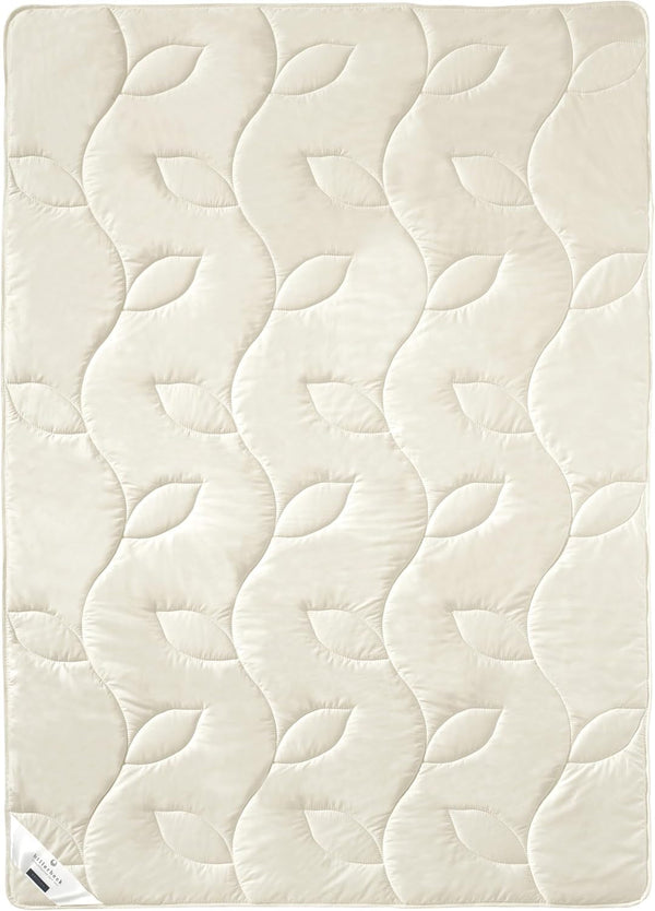 Plapumă Billerbeck E45 Bamboo - plapumă de vară - 135 X 200 Cm - plapumă de bumbac, plapumă răcoritoare - cu umplutură de bambus, ușoară vara (Sl)