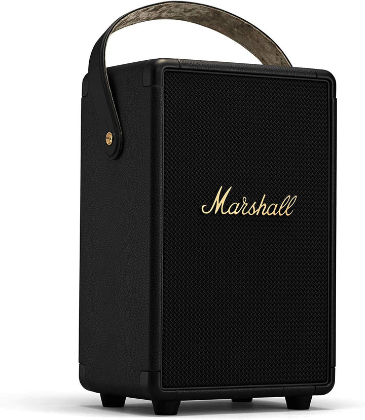 Marshall Tufton În aer liber portabil Bluetooth Party Speaker, IPX2 rezistent la apă - negru și alamă
