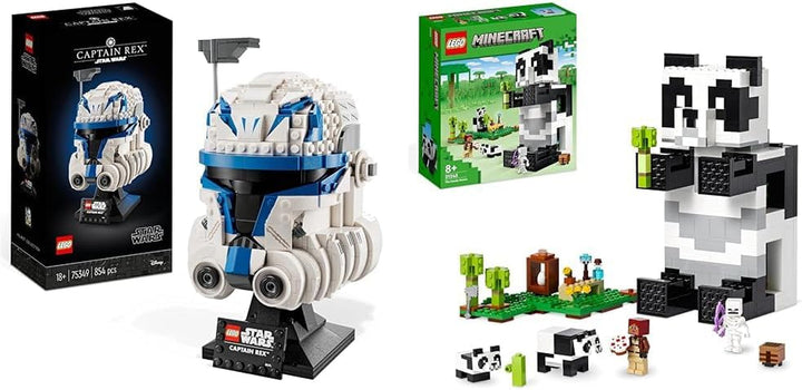 LEGO 75349 Star Wars Captain Rex Helmet Set, modelul Clone Wars de colecționat pentru adulți, seria 2023, piesă suvenir și idee de cadou