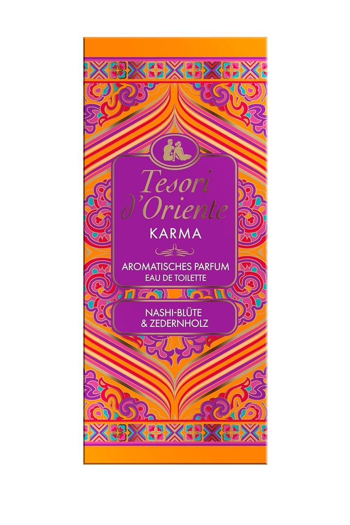Tesori D'Oriente EDT Ayurveda 100 ml, Parfum aromatic (fructe de Amla și paciuli), într-o sticlă de aluminiu, Ritual de wellness pentru corp și simțuri