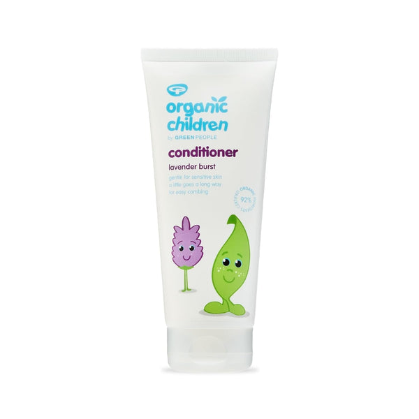 Green People - Balsam organic pentru copii Lavender Burst - Natural și organic pentru copii - Eczema Friendly - Vegan, 200ml