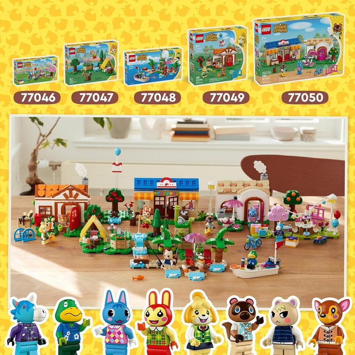 LEGO Animal Crossing Jimmy's Birthday Party, jucărie creativă pentru copii, set de animale cu personajul cal din jocul video, cadou pentru fete și băieți de la 6 ani 77046