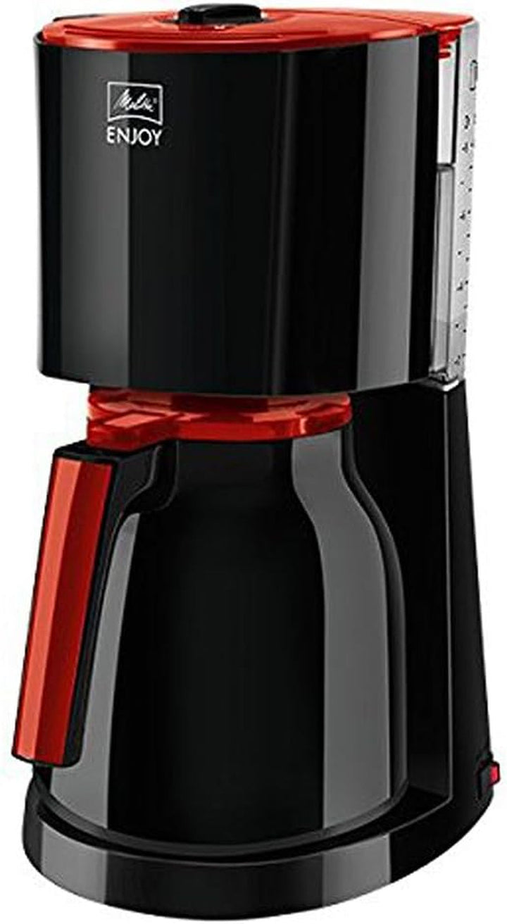 Melitta Enjoy - Cafetieră cu filtru - Cu cană termo - Stop picurare - 8 cești - Alb (1017-05)