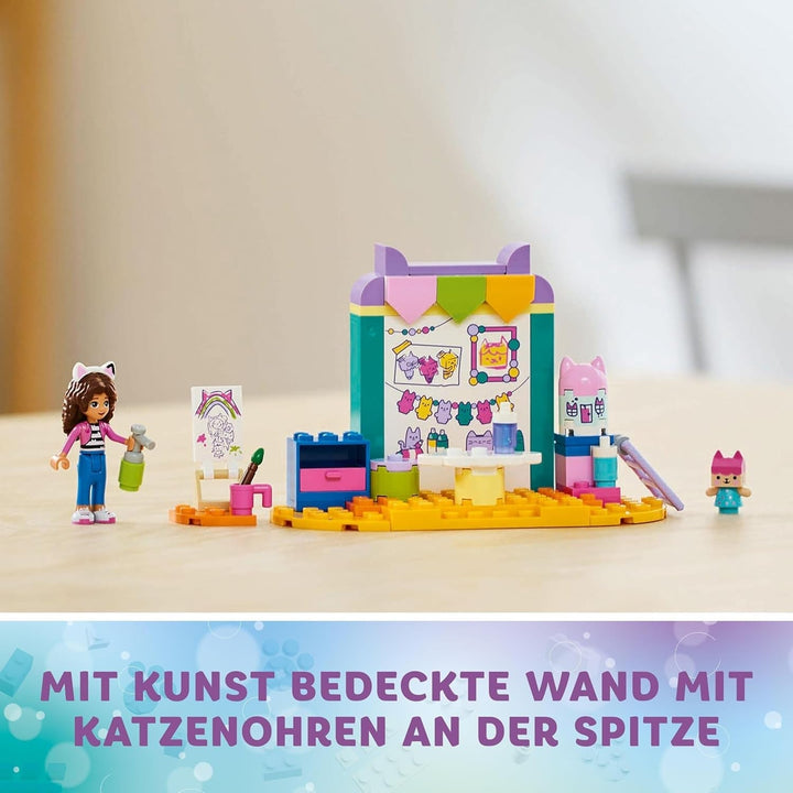 LEGO 4+ Gabby's Dollhouse Craft Fun With Baby Box, set de joacă pentru jocuri de rol, set creativ de artă și artizanat pentru fete și băieți de la 4 ani, model de jucărie House 10795