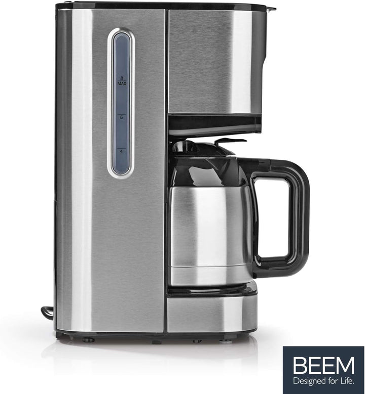 BEEM FRESH-AROMA-TOUCH filtru de cafea - Termo | Oțel inoxidabil | Ulcior termo de 1 L | Cronometru de 24 de ore | 800 W | Afișaj tactil | Pentru 4-8 cești