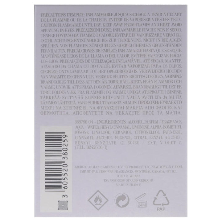 Emporio Armani Diamonds Woman Eau De Parfum Vapo 50 Ml