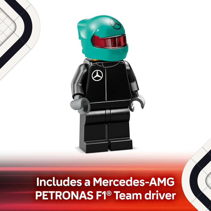 LEGO Speed Champions Mercedes-Amg F1 W15 Race Car - Jucărie cu minifigurină Formula 1 - Model de mașină de colecționat și construit - Cadou pentru băieți și fete 10+ sau fani adulți 77244