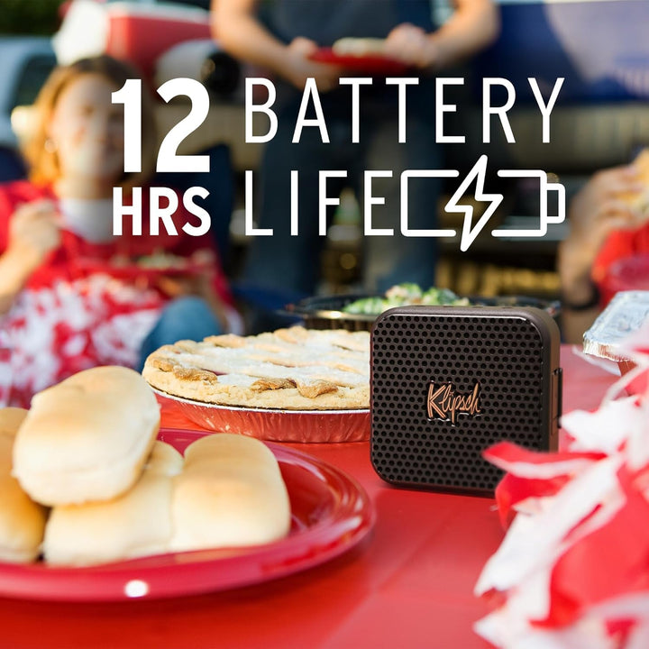 Klipsch Austin, Difuzor Bluetooth portabil cu microfon integrat, Bluetooth 5.3, autonomie 12 ore