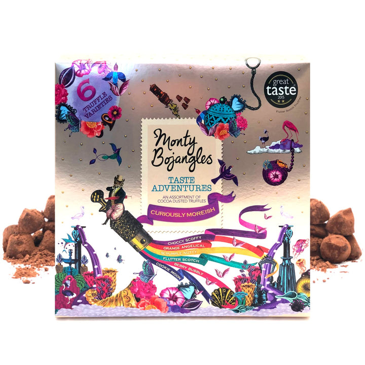 Monty Bojangles Taste Adventures Kakao Bestäubtes Pralinen Sortiment, Wundervolles Geschenk, 315G