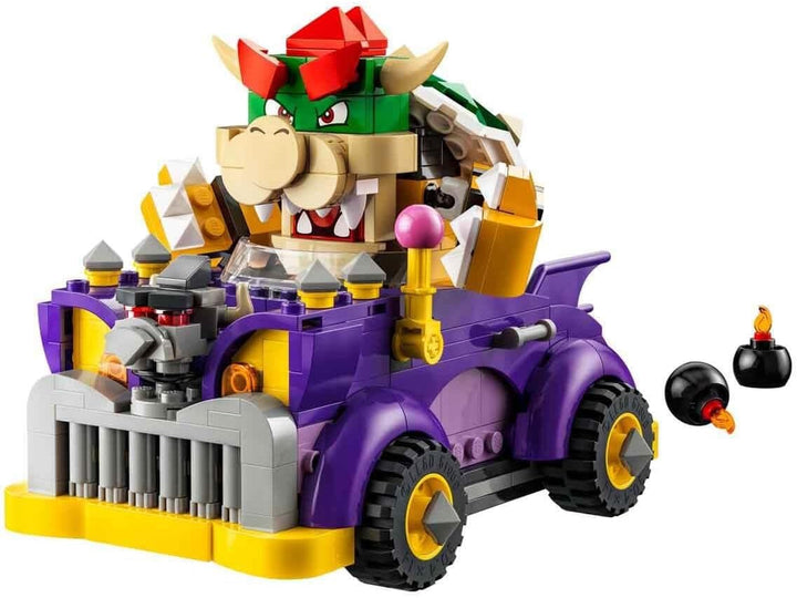 LEGO Super Mario Bowser's Monster Cart - Set de expansiune, jucărie pentru mașină cu figura Bowser pentru băieți și fete, set cu un singur personaj, cadou de gamer pentru copii de la 8 ani 71431