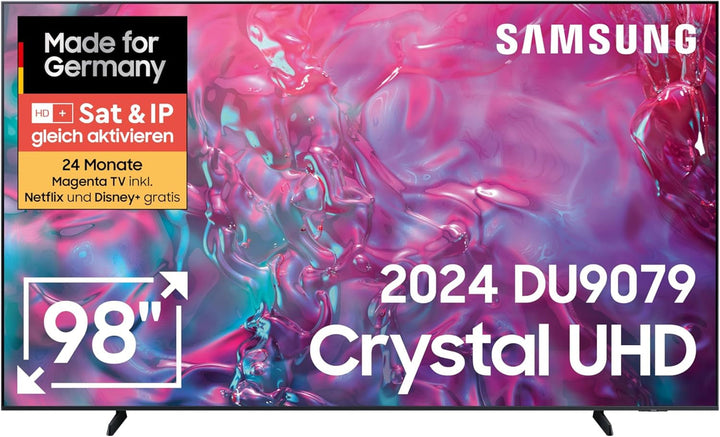 Samsung Crystal UHD 4K DU7179 Fernseher 43 Zoll, TV Mit Purcolor, 4K Upscaling, Crystal Prozessor 4K, Smart TV, GU43DU7179UXZG, Deutsches Modell [2024]