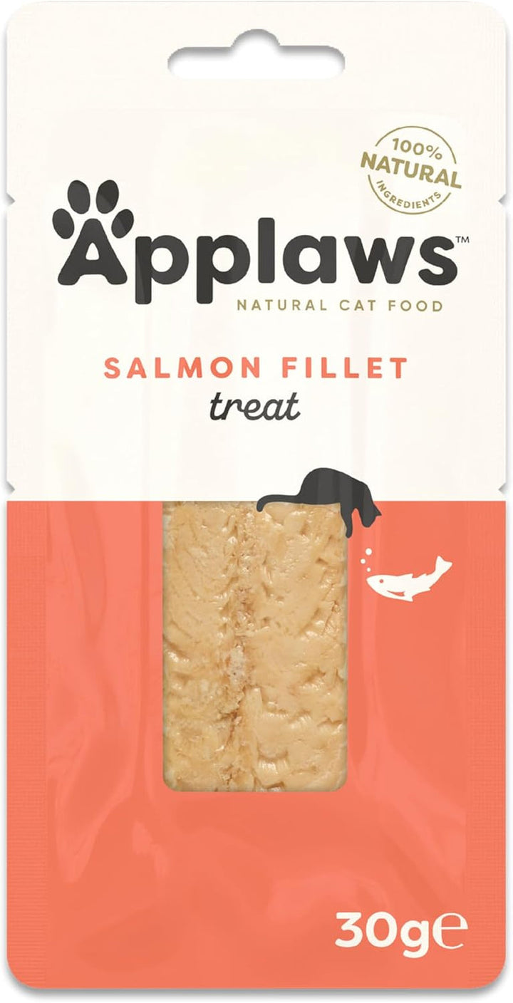 Applaws Natural Cat Treats, Snack pentru pisici cu lob întreg de ton, pungă de 30G (pachet cu 12 pungi)