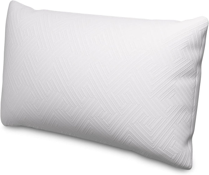 Novilla Pillow 65X65 Set de 2, 2800G (1400Gx2) Pernă reglabilă în înălțime Pernă pătrată de dormit Pernă albă de pat cu zip față de pernă lavabilă