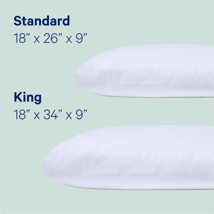 Pernă de dormit Casper standard alb, 1 bucată (1 pachet)