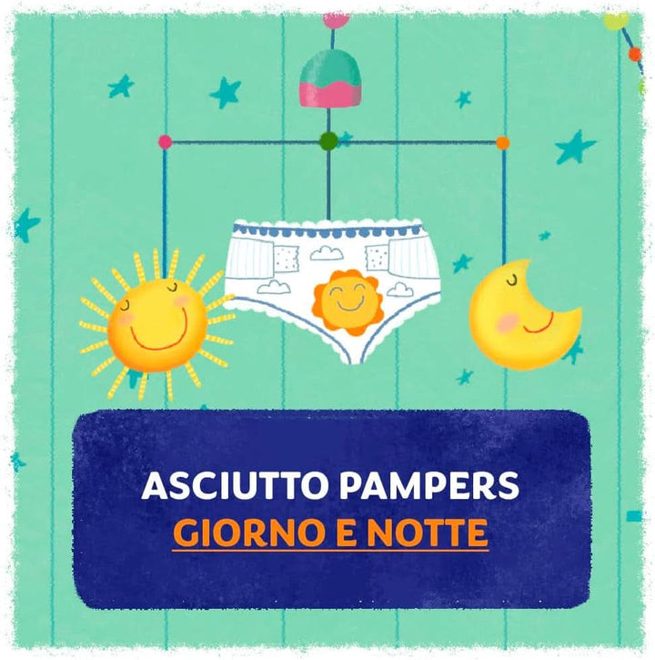 Pampers Soarele si Luna scutece, unisex, junior, mărimea 5 (11-25 kg), 120 scutece