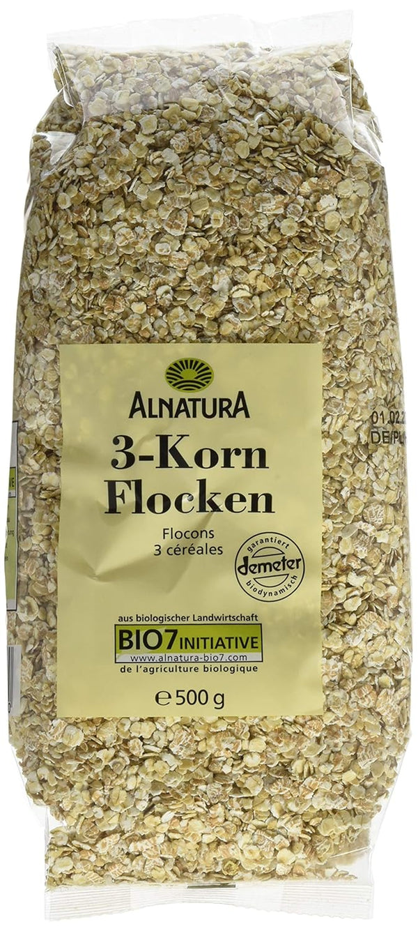 Bio 3-Korn Flocken, 500 G