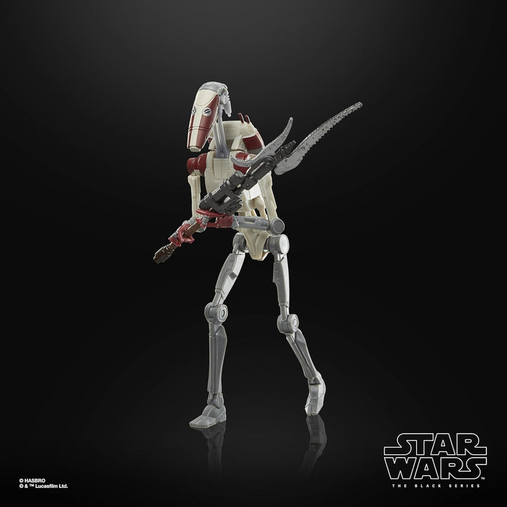 Star Wars Seria Neagră Magna Raider, Super Battle Droid, Jedi Battle Droid: Survivor Action Figures 3-pack, Scale 15 cm