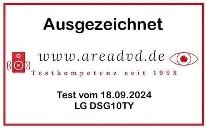 LG DSG10TY 3.1 Dolby Atmos Soundbar (420W) Mit Kabellosem Subwoofer (Wow Cast, HDMI, Bluetooth) [2024], Schwarz