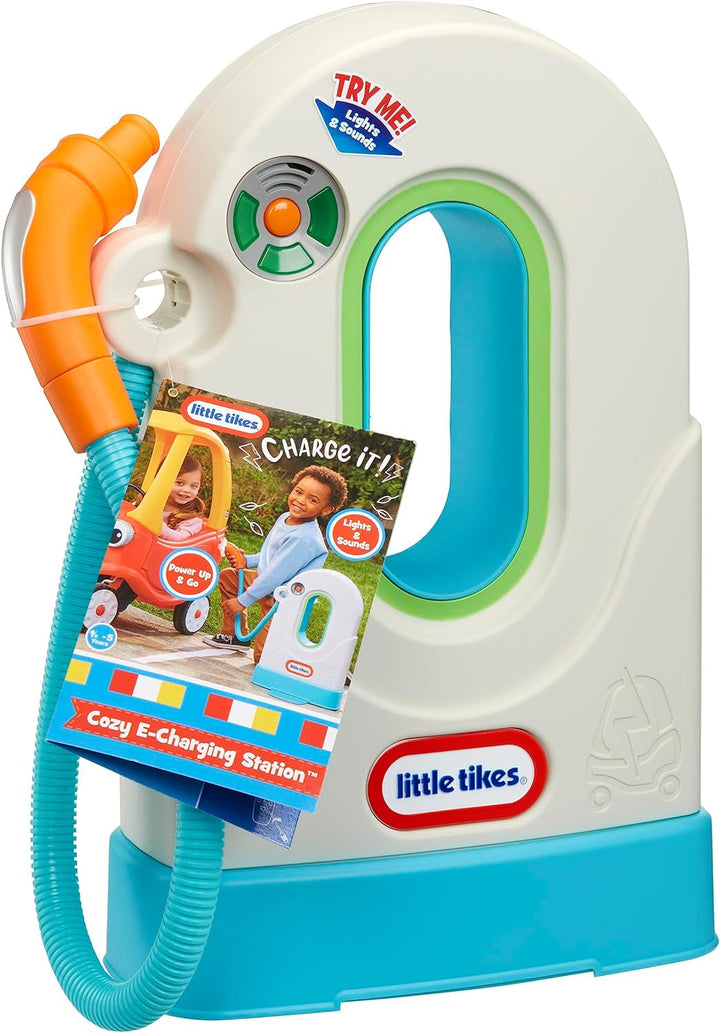 Stație de încărcare electrică Little Tikes Cozy cu lumini și sunete interactive - joc de rol pentru copii mici și copii - jucărie pentru fete și băieți - pentru copii cu vârsta cuprinsă între 18 luni și 5 ani Jucarii Bebe Naty Shop