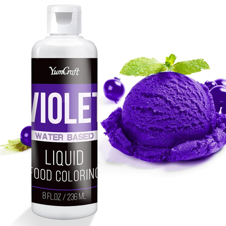 Lebensmittelfarbe - Hoch Konzentriert Flüssig Lebensmittel Farbe Zum Kuchen, Backen, Ostereiern, Getränken - Zuckerfrei Food Coloring Für Fondant, Zuckerguss, Slime, Tortendeko (Roter Samt, 236Ml)