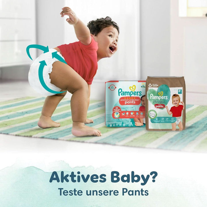 Pampers Baby scutece mărimea 5 (11-16kg) Harmony, Protecție delicată a pielii și ingrediente pe bază de plante, 152 buc.