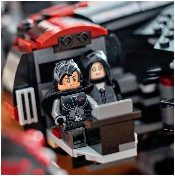LEGO Star Wars Dark Millennium Falcon, Set navă stelară, Jucărie de construcție pentru copii, Cadou aniversar pentru băieți, fete și fani, Jucărie de aventură 75389