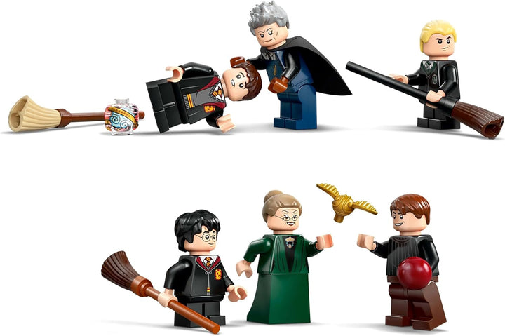 Castelul Hogwarts LEGO Harry Potter: Lecții de zbor, set de joacă de aventură cu 6 minifigurine de colecționat, inclusiv Draco Malfoy și profesorul Mcgonagall, set de joacă de rol pentru băieți și fete de la 9 ani 76447