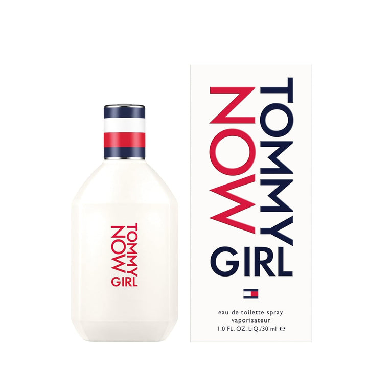 – TOMMY NOW GIRL Eau De Toilette 30 ml – Parfum pentru femei – Aromă floral-fructată – Proaspăt și cu note citrice – într-o sticlă de sticlă albă