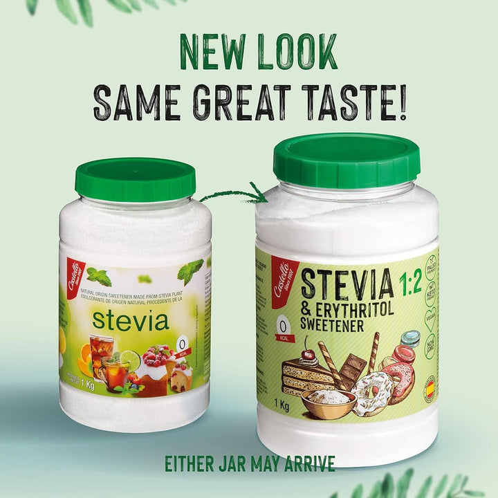 Stevia + Eritritol 1:2 Îndulcitor, 1G = 2G Zahăr, 1 Kg