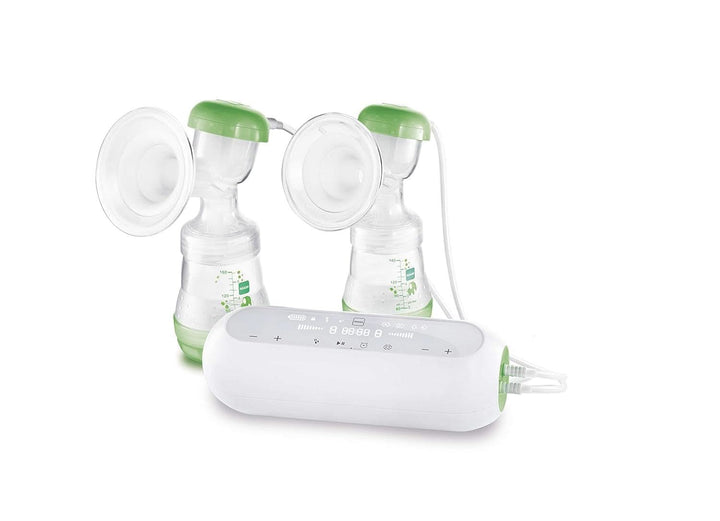 MAM Handmilchpumpe – Komfortable Und Kompakte Milchpumpe, Einzigartig Upgradebar – Handpumpe Für Muttermilch Inkl. 1 X MAM Easy Start Anti-Colic Flasche