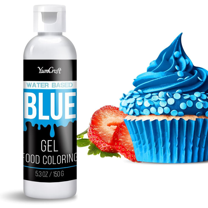 Lebensmittelfarbe Gel - Hoch Konzentriert Gel Lebensmittel Farbe Zum Kuchen, Backen, Ostereiern, Getränken - Zuckerfrei Food Coloring Für Fondant, Zuckerguss, Slime, Tortendeko (Rot, 150G)