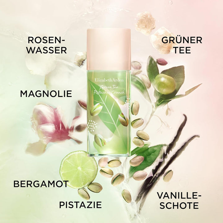 Elizabeth Arden - Ceai Verde, Apă de Toaletă, Parfum cu esențe naturale precum Fistic Crocant, Aromă răcoritoare, florală și citrică, Trezește simțurile, Revigorează - 50 ml