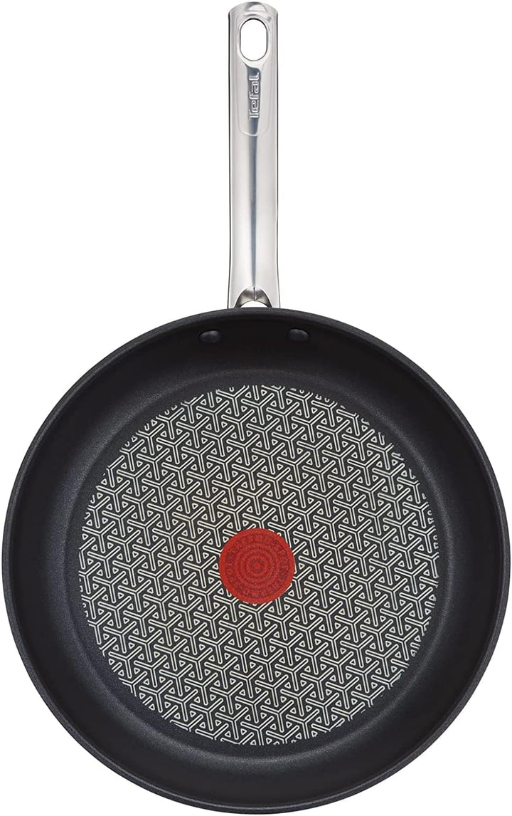 TEFAL DUETTO 3-Teiliges Pfannen-Set 20/24/28 Cm | A704S3 | Thermo-Spot Technologie | Sichere Antihaftversiegelung | Gesundes Kochen | Leichte Reinigung | Induktionsgeeignet | Umweltfreundlich