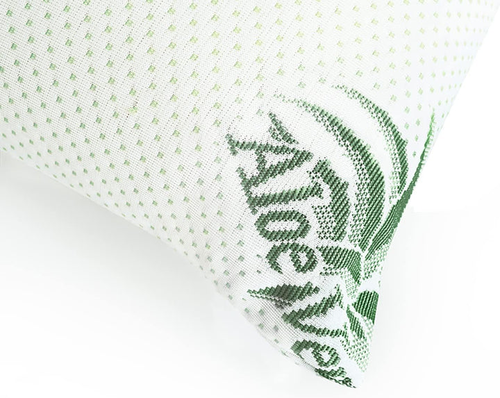Mister Sandman Pernă ergonomică 40X80, pernă pentru gât cu față de pernă Aloe Vera, pernă Visco perfect potrivită pentru cei care dorm abdominal, cei care dorm pe spate și cei care dorm lateral, pernă cu spumă de memorie