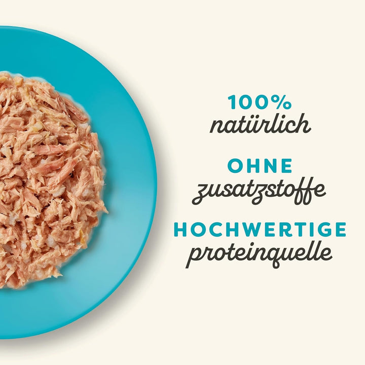 Applaws 100% hrană umedă naturală pentru pisici, file de ton în bulion - pachet cu 12 pungi de X 70G
