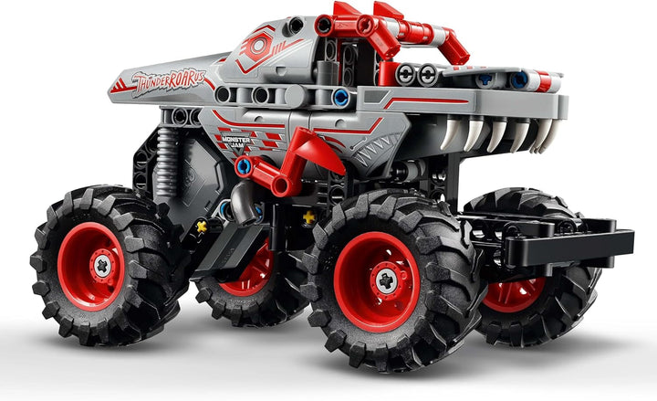 LEGO Technic Monster Jam Thunderroarus, camion monstru de jucărie cu funcție de retragere, jucărie de construcție pentru copii, cadou pentru băieți și fete cu vârsta de 7+ 42200