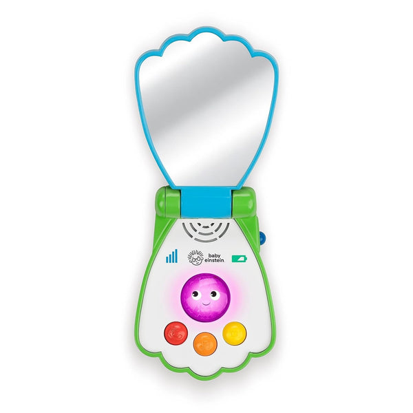 Baby Einstein, Ocean Explorers Shell Phone, sunete și lumini, 3 limbi - engleză, franceză, spaniolă, de la 6 luni Jucarii Bebe Naty Shop Telefon Shell
