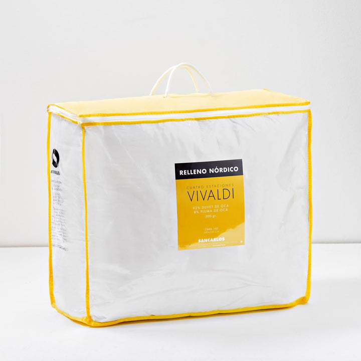 Sancarlos Vivaldi eiderdown, bumbac, alb, Cama 105-180 X 220 Cm Plapumi si pilote Naty Shop